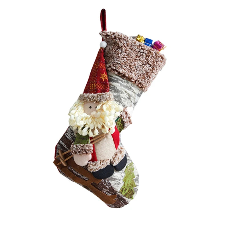 Boho Character Christmas Stockings