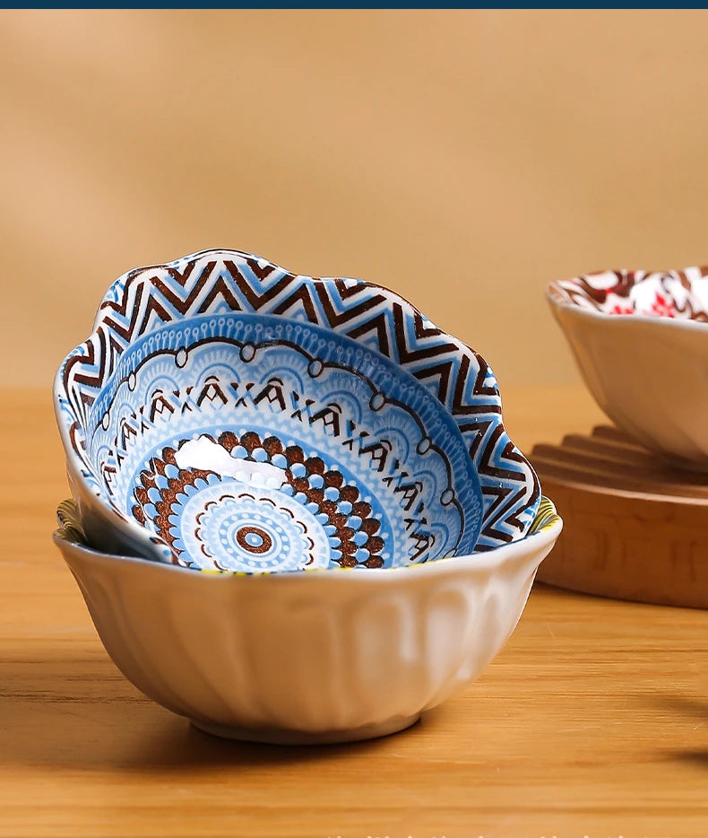 Bohemian Ceramic Sauce Dish