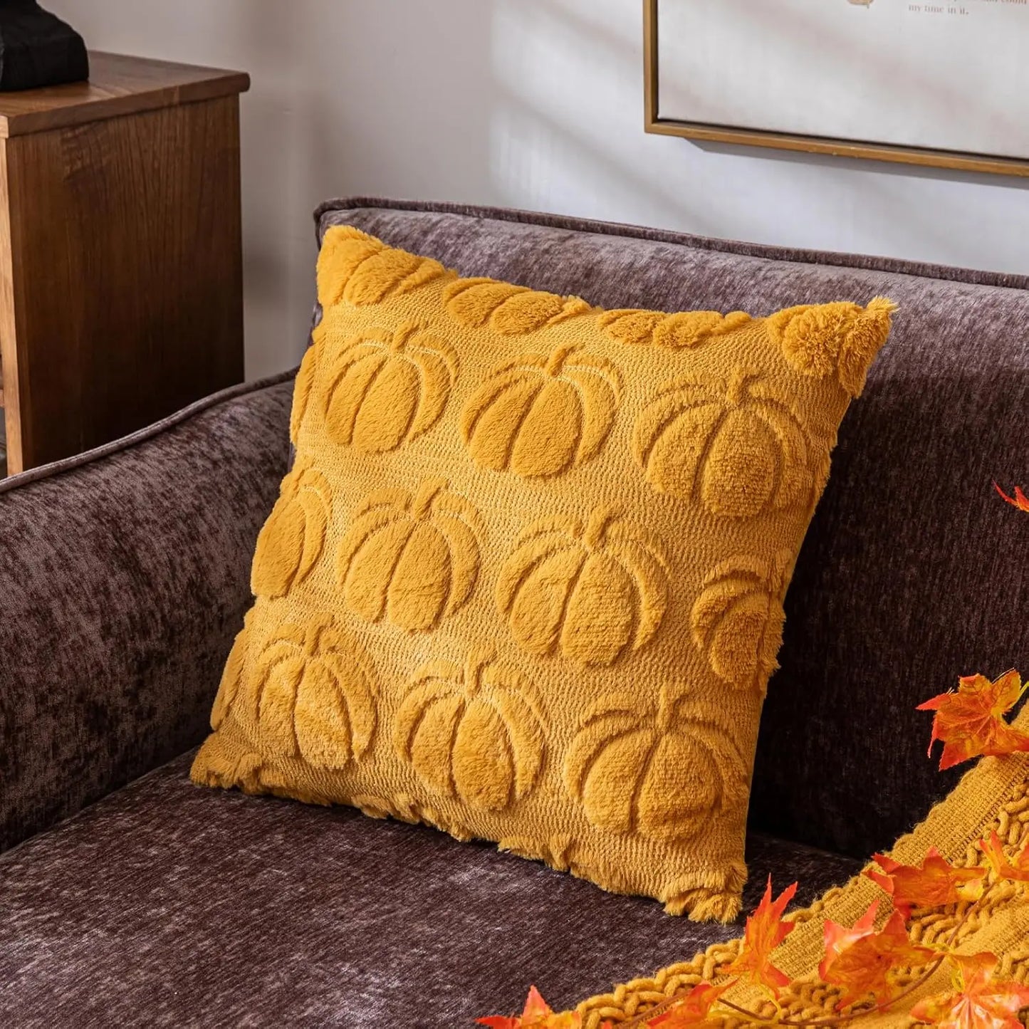 Pumpkin Fall Throw Pillow Covers