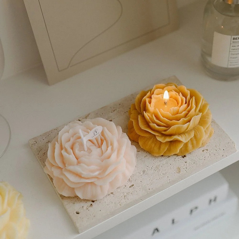 Peony Flower Aromatic Candles