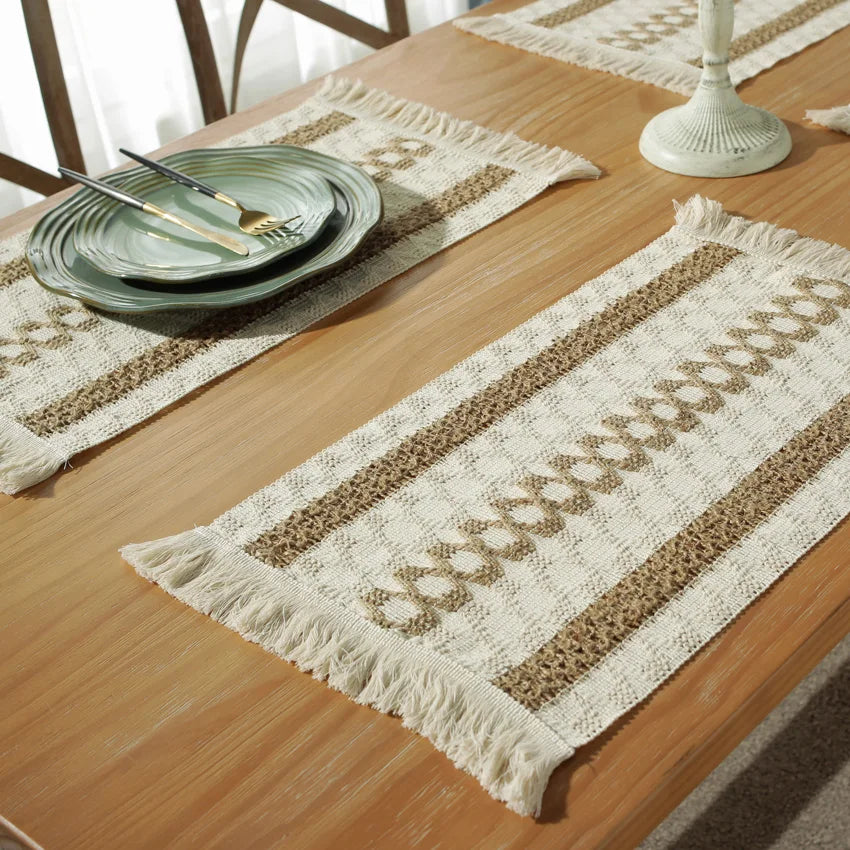 Bohemian Cotton Linen Placemats