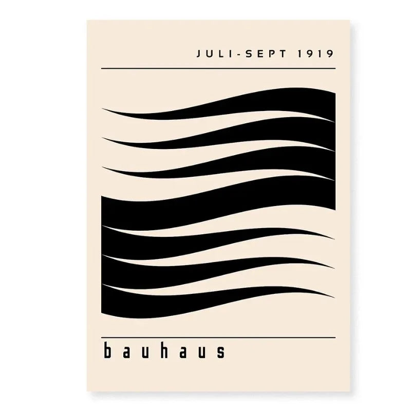 Bauhaus Bohemian Minimalist Wall Art