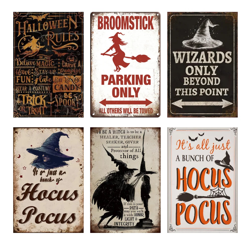 Witch Retro Tin Signs