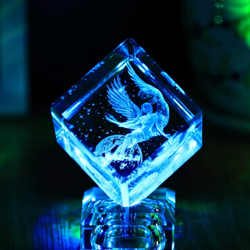 Zodiac Crystal Cube