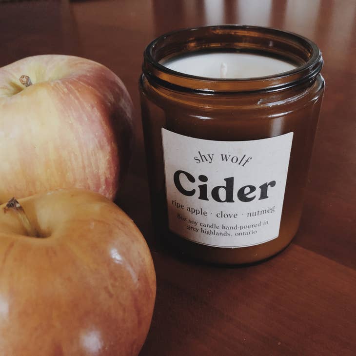 Cider - Apple Scented Soy Candle - Fall Candle