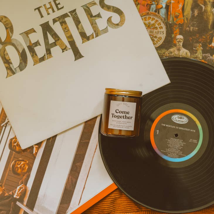 Come Together Beatles Soy Candle - Brown Sugar, Spices