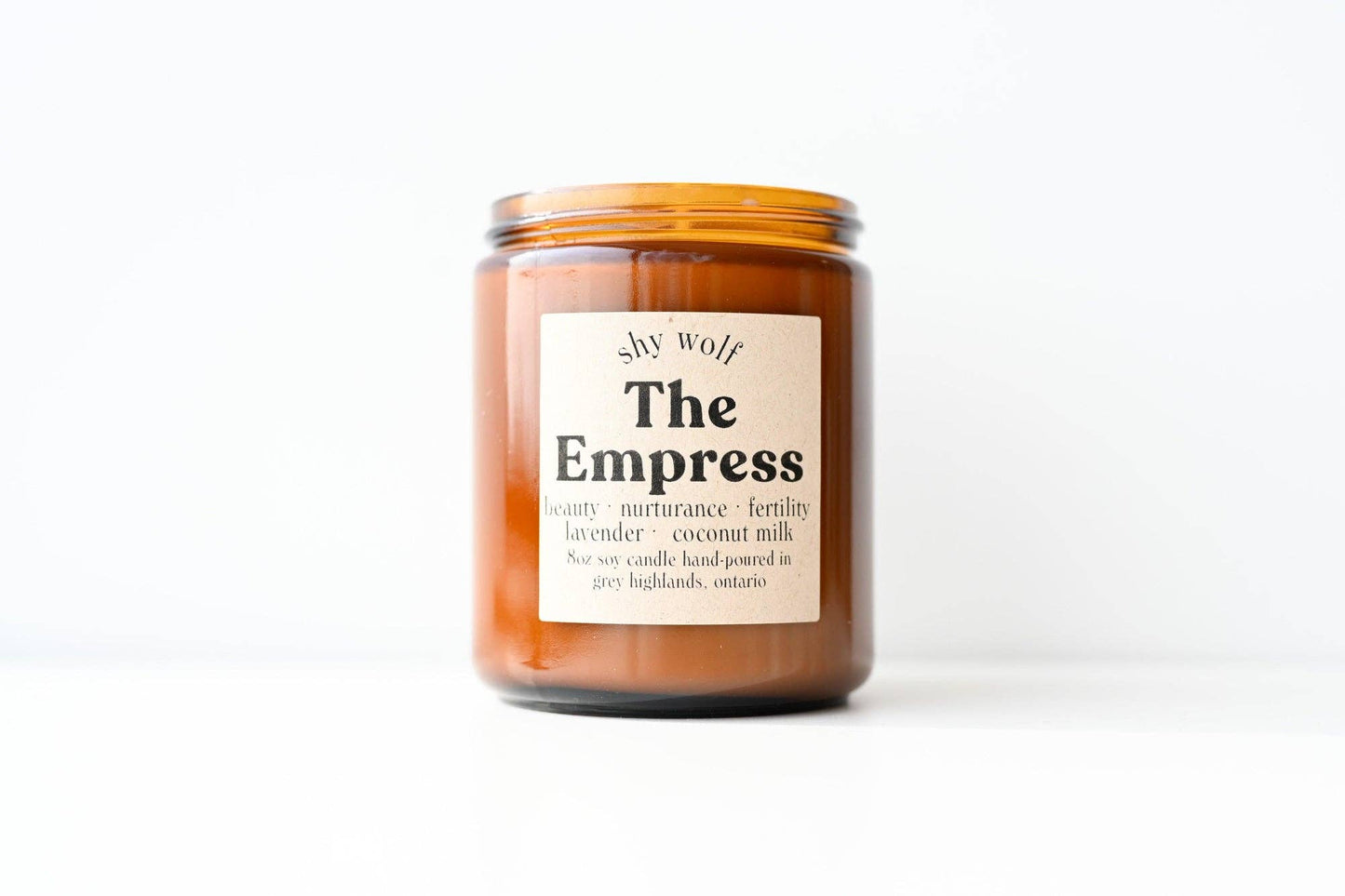 Tarot Cards Candle - The Empress - Lavender, Coconut Milk
