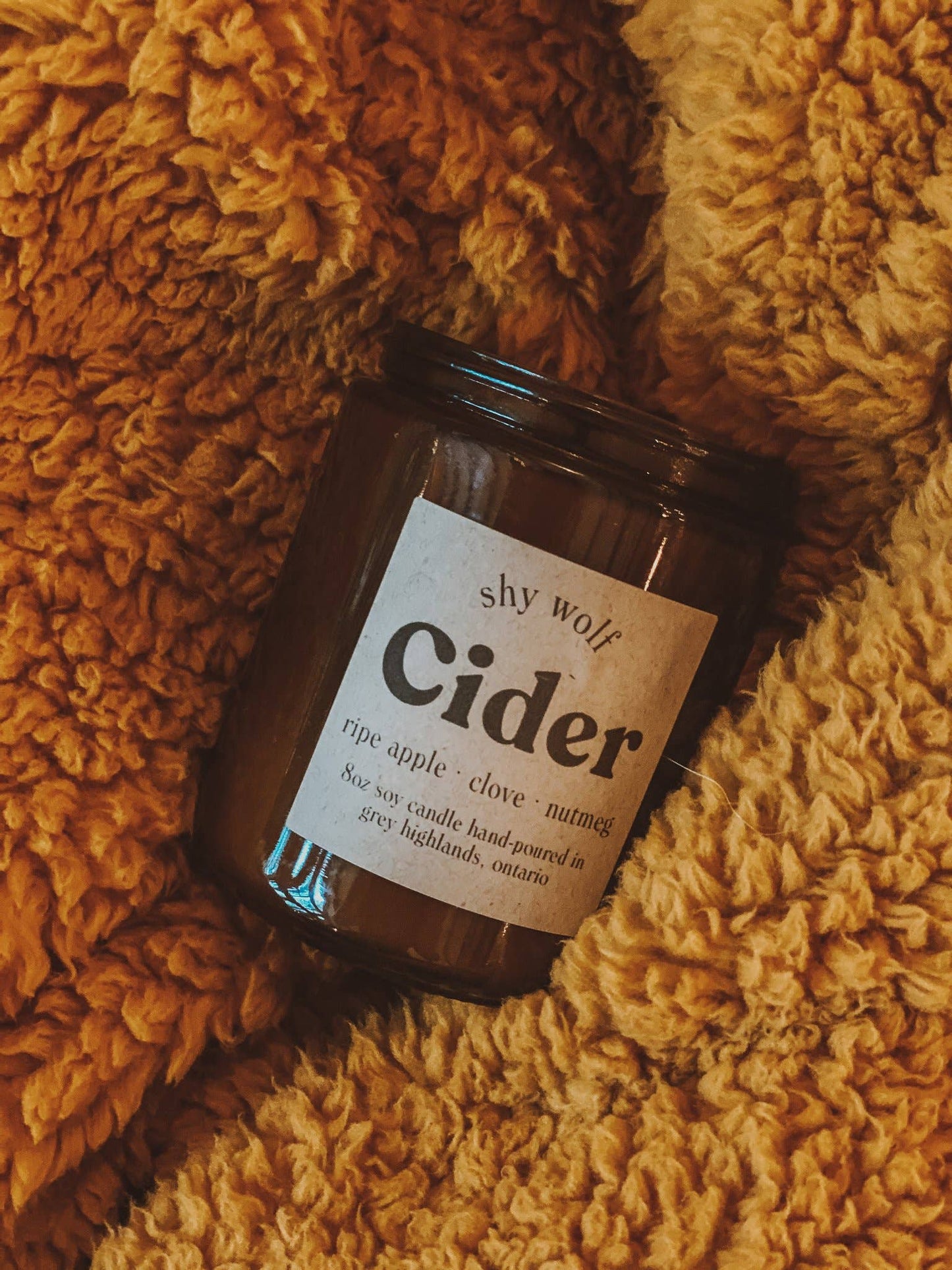 Cider - Apple Scented Soy Candle - Fall Candle