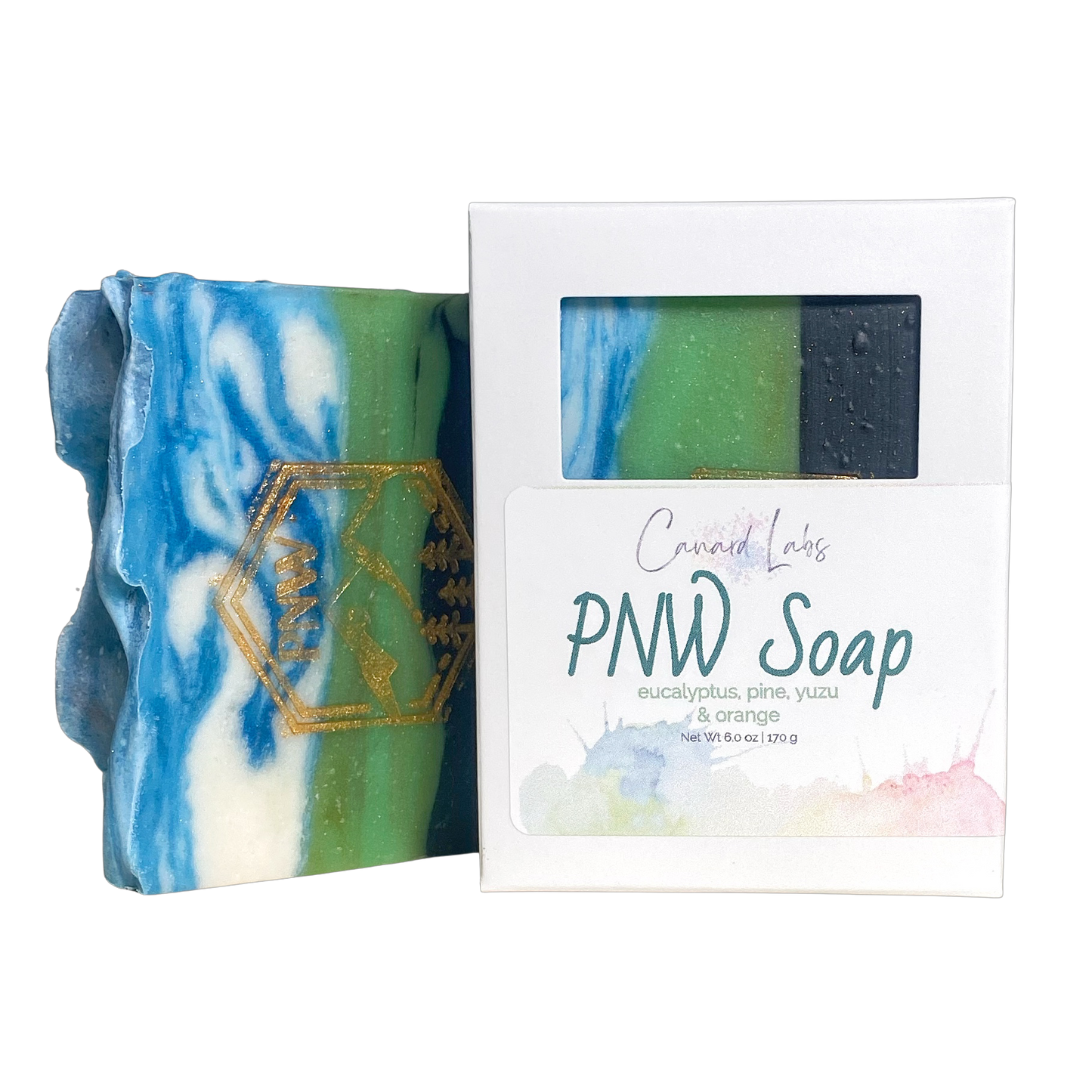 PNW Soap | orange, yuzu, pine + eucalyptus