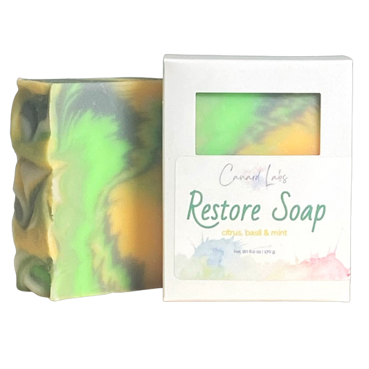 Restore Soap | Citrus, Basil + Mint