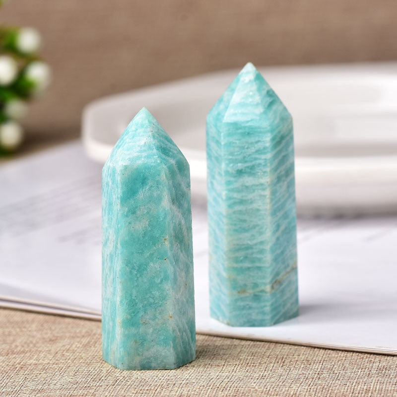 Amazonite Quartz Wand for Clarity