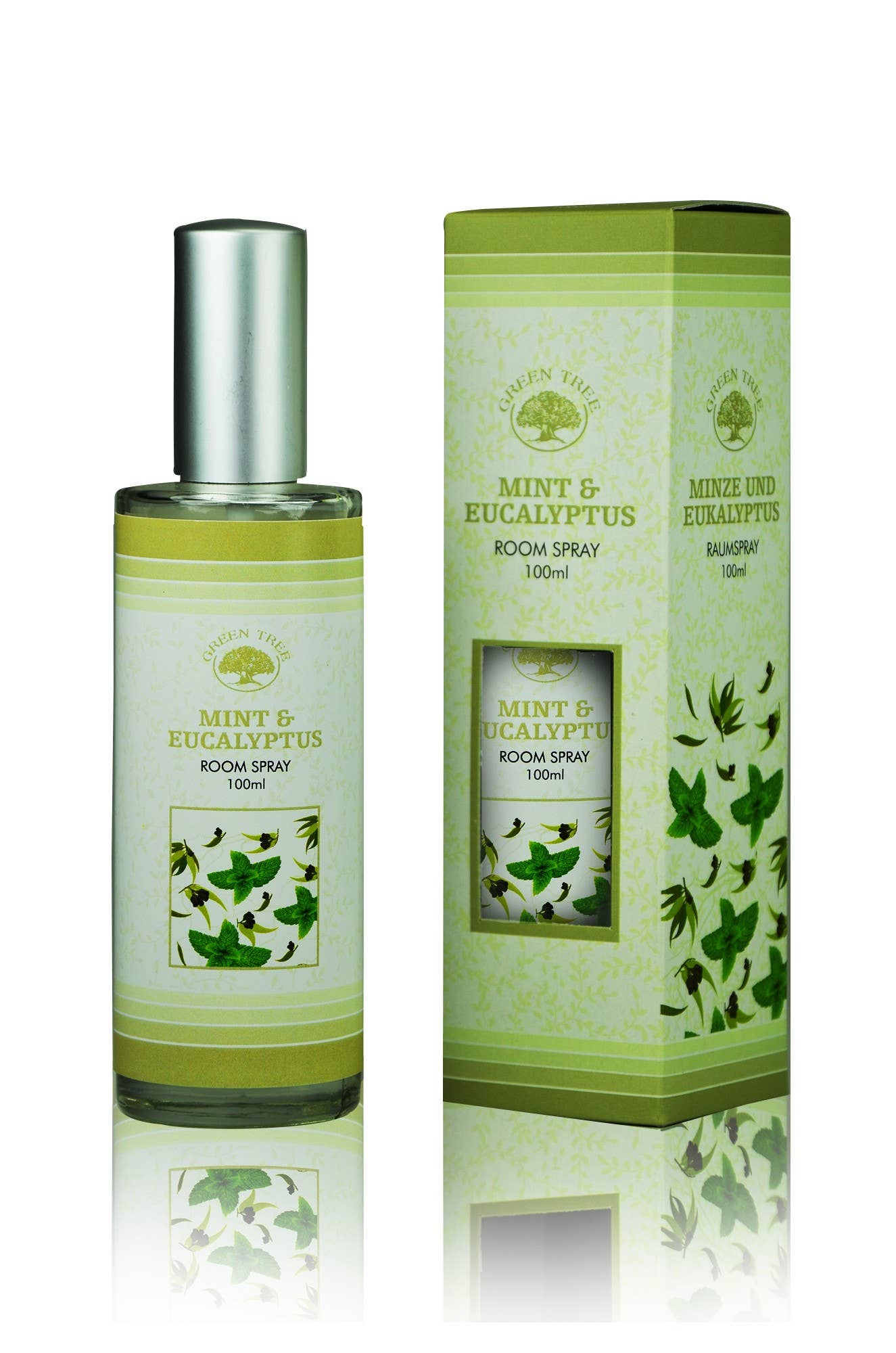Green Tree Room Spray Mint & Eucalyptus 100 Ml
