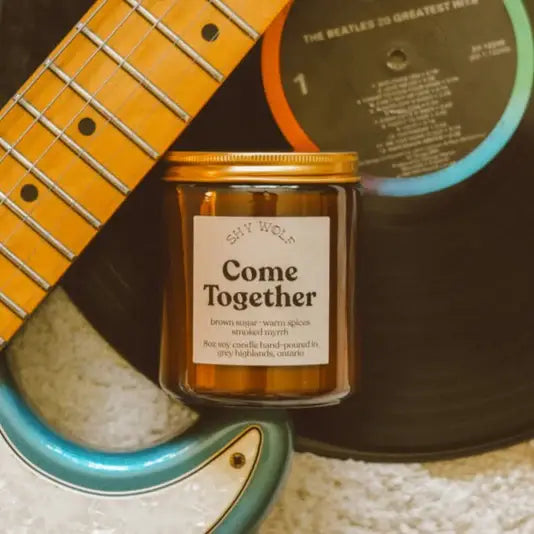 Come Together Beatles Soy Candle - Brown Sugar, Spices